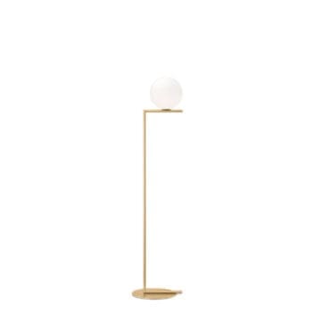 Flos - Lampada da terra IC F1 ottone