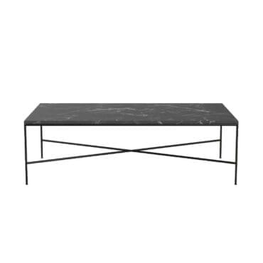 Fritz Hansen Tavolino rettangolare L130 Planner Charcoal longho design palermo