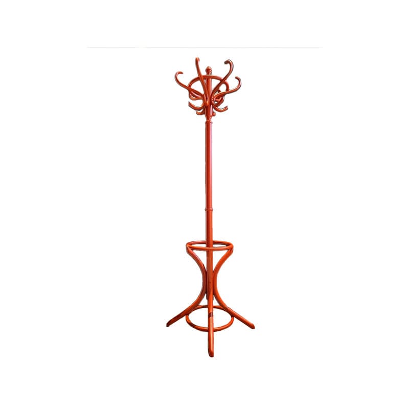 CalleaDesign Appendiabiti Foot – 4 Elementi Modulari, Colore Terracotta, Con Tasselli E Biadesivo