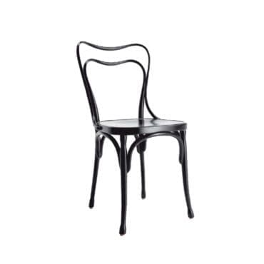 Thonet Sedia Loos Cafè Museum nero lomgho design palermo