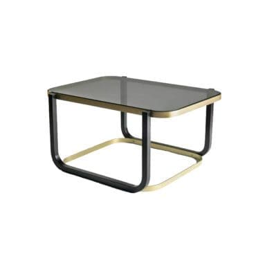 Thonet Tavolino Duet B piano in vetro longho design palermo