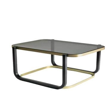 Thonet Tavolino Duet C piano in vetro longho design palermo