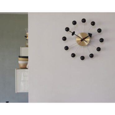Vitra Orologio Ball Clock Nero Longho Design Palermo