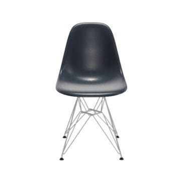 Vitra Sedia Eames Fiberglass DSR base Cromo Blue Navy longho design palermo