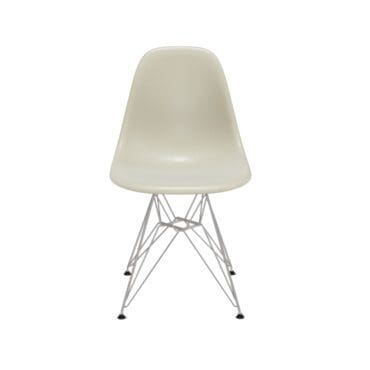 Vitra Sedia Eames Fiberglass DSR base Cromo Eames Parchment longho design palermo