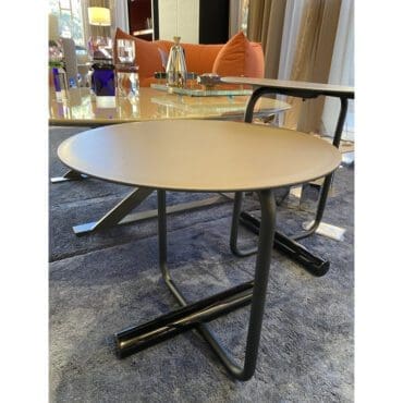 Zanotta Tavolino 627 Toto Piano Cuoio Fango h42 Longho Design Palermo