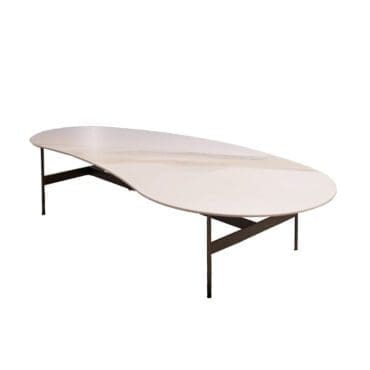 B&B Italia - Tavolino Formiche piano gres calacatta L140