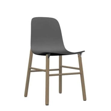 Kristalia Sedia Sharky con Gambe di Legno Longho Design Palermo
