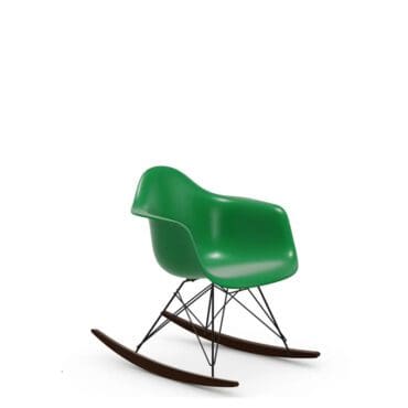 Vitra Eames Plastic Armchair RAR Verde Pattini Acero Scuro Longho Design Palermo