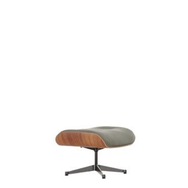 Vitra Lounge chair Ottoman Ciliegio americano cachi base lucido lati neri longho design palermo