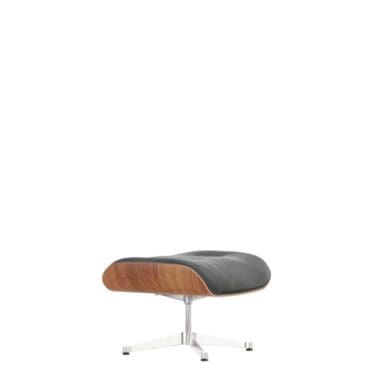 Vitra Lounge chair Ottoman Ciliegio americano cioccolato base lucido longho design palermo