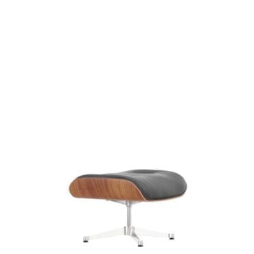 Vitra Lounge chair Ottoman Ciliegio americano nero base lucido longho design palermo