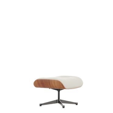 Vitra Lounge chair Ottoman Ciliegio americano neve base lucido lati neri longho design palermo