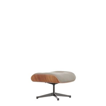 Vitra Lounge chair Ottoman Ciliegio americano sabbia base lucido lati neri longho design palermo
