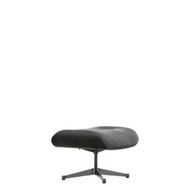 Vitra Lounge chair Ottoman Frassino nero nero base nero longho design palermo
