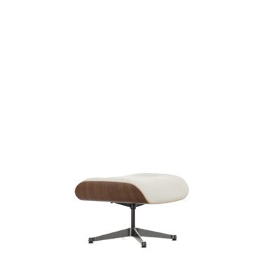 Vitra Lounge chair Ottoman Noce nero pigmentato neve base lucido lati neri longho design palermo