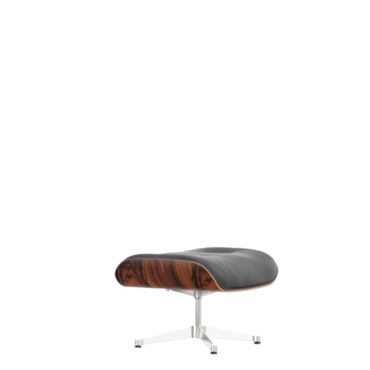 Vitra Lounge chair Ottoman Palissandro Santos Pelle nero longho design palermo