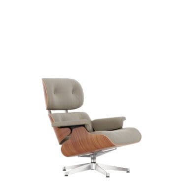 Vitra Poltrona Lounge Chair h84 Ciliegio americano neve base lucido longho design palermo
