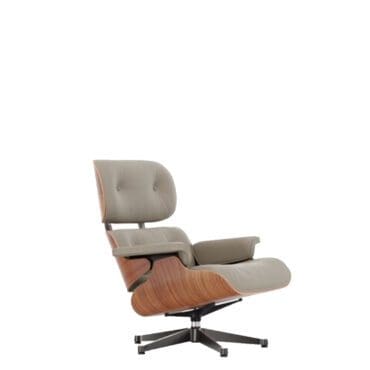 Vitra Poltrona Lounge Chair h84 Ciliegio americano sabbia base lucido lati neri longho design palermo