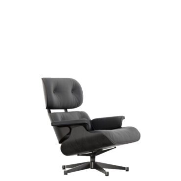 Vitra Poltrona Lounge Chair h84 Frassino nero nero base nero longho design palermo