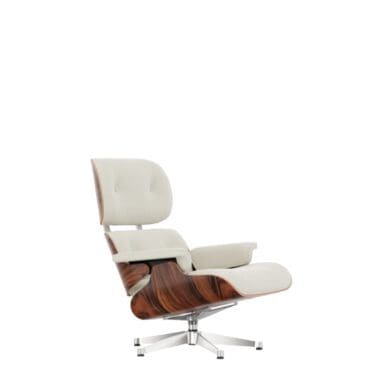 Vitra Poltrona Lounge Chair h84 Palissandro Santos Pelle L40 neve longho design palermo