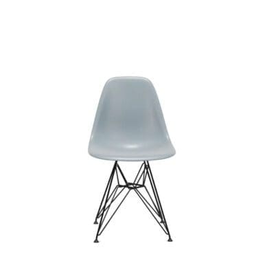 Vitra Sedia Eames DSR base nera scocca grigio ghiaccio Longho Design Palermo