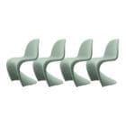 Vitra Set da 4 Sedie Panton Soft Mint Longho Design Palermo