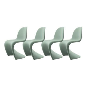 Vitra Set da 4 Sedie Panton Soft Mint Longho Design Palermo
