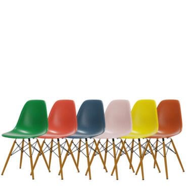 Vitra Set di 6 Sedie Seames Plastic Chair DSW Frassino Multicolore Longho Design Palermo