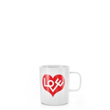 Vitra Tazza Coffee Mugs Love Heart Crimson 6pz Longho Design Palermo