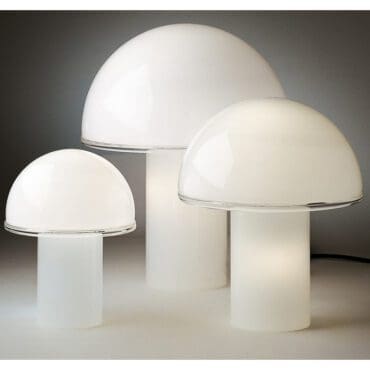 Artemide Lampada da tavolo Onfale grande bianco longho design palermo