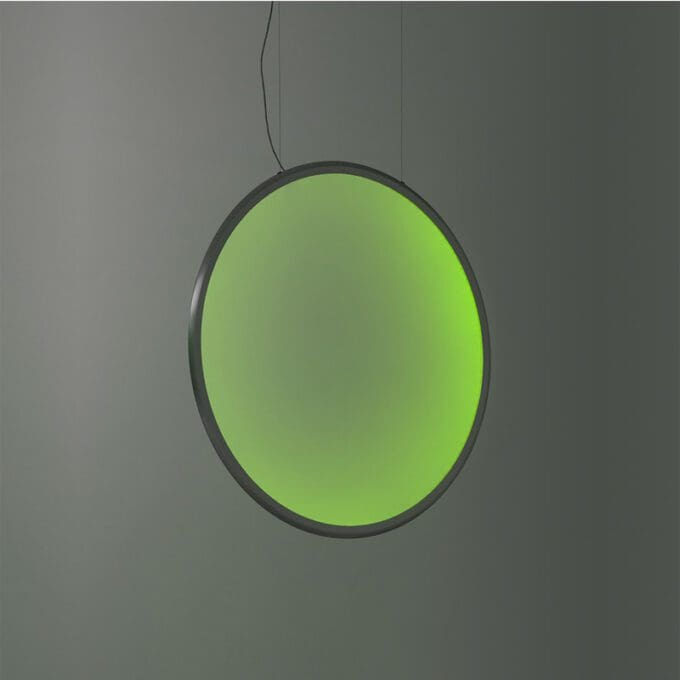 Artemide Lampada a Sospensione Discovery Vertical 70 Satinato RGBW Artemide APP