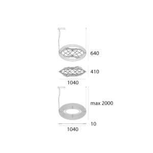 Artemide Lampada a sospensione Copernico Alluminio longho design palermo