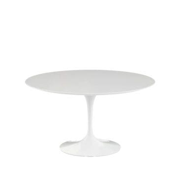 Knoll Tavolo da Pranzo Saarinen base Bianco top Laminato bianco d137 longho design palermo