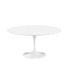 Knoll Tavolo da Pranzo Saarinen base Bianco top Laminato bianco d152 longho design palermo