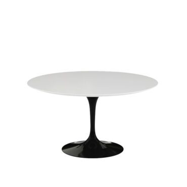 Knoll Tavolo da Pranzo Saarinen base nero top Laminato bianco d137 longho design palermo
