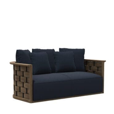 Molteni - Divano outdoor Palinfrasca teak L185