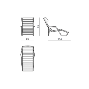 Molteni Poltrona D.150.5 longho design palermo