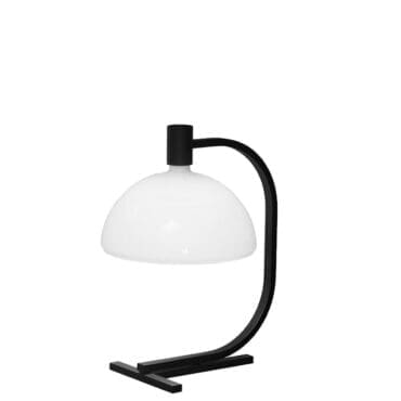 Nemo Lampada da tavolo AS1C nero vetro bianco Longho Design Palermo