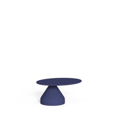 Talenti - Tavolino da caffè Plaza 80x65 cemento blue