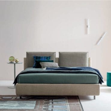 Twils - Letto matrimoniale Frick Basso 180x200 tessuto cat.B