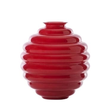 Venini Vaso Deco medium Rosso Longho Design Palermo
