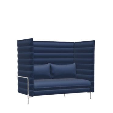 Vitra Divano Alcove Sofa imbottitura lounge tessuto F40 blu longho design palermo