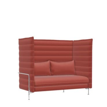 Vitra Divano Alcove Sofa imbottitura lounge tessuto F40 rosso nude longho design palermo