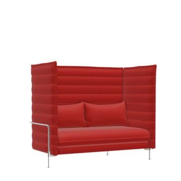 Vitra Divano Alcove Sofa imbottitura lounge tessuto F40 rosso rosso scuro longho design palermo