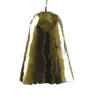 edra – Lampada a sospensione Campana Gold h92