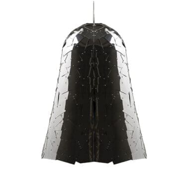 edra – Lampada a sospensione Campana Silver h92