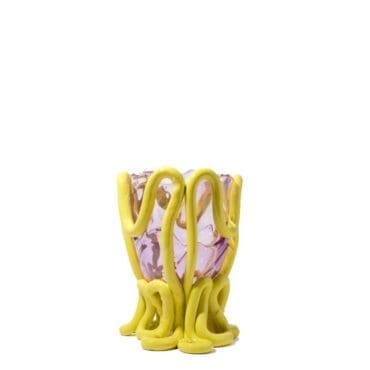 Corsi Design Vaso Indian Summer S lilla giallo fluo Longho Design Palermo