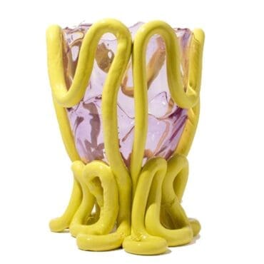 Corsi Design Vaso Indian Summer XXL lilla giallo fluo Longho Design Palermo