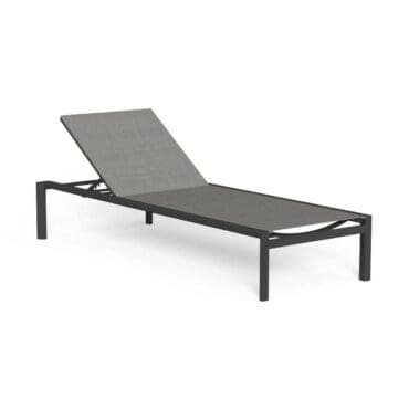 Talenti - Lettino Nunù Charcoal silver black